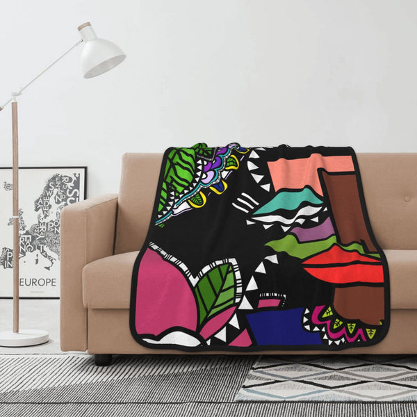 African artwork blanket - Art