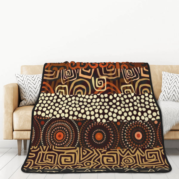 African artwork blanket - our culture