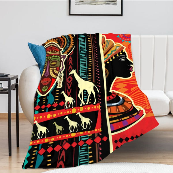 African Artwork Apron - Culture 22 Fleece Blanket