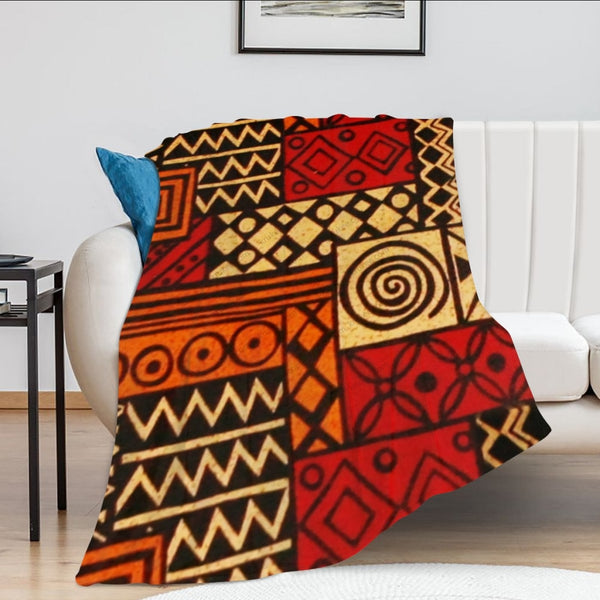 African Artwork Apron - Culture 7 Fleece Blanket