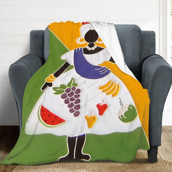 African Artwork Apron - Princessfleece Blanket