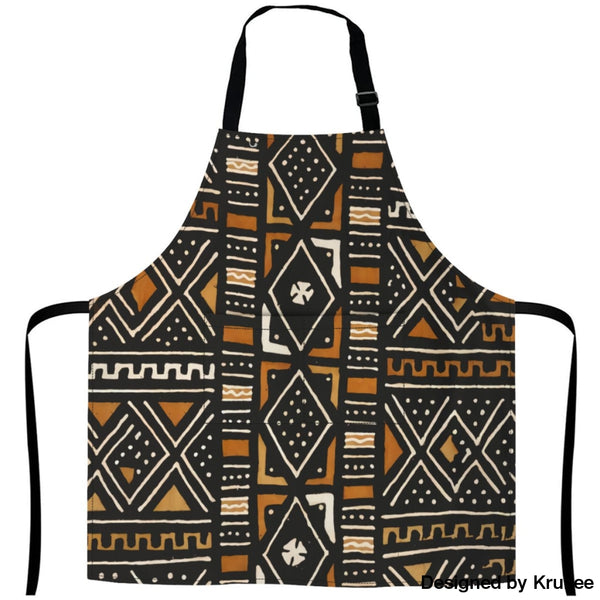 African Culture Art Apron - 27Inch X 29Inch Aprons