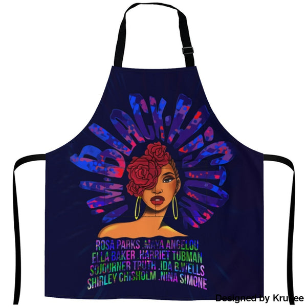 African Culture Art Apron - Angelou 27Inch X 29Inch Aprons
