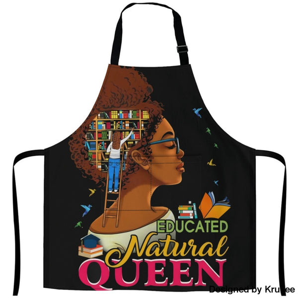 African Culture Art Apron - Queen 27Inch X 29Inch Aprons