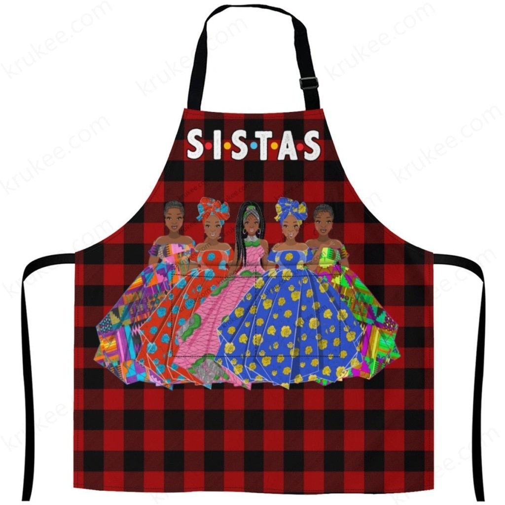 Christmas Apron For Sistas (3) One Size / 5