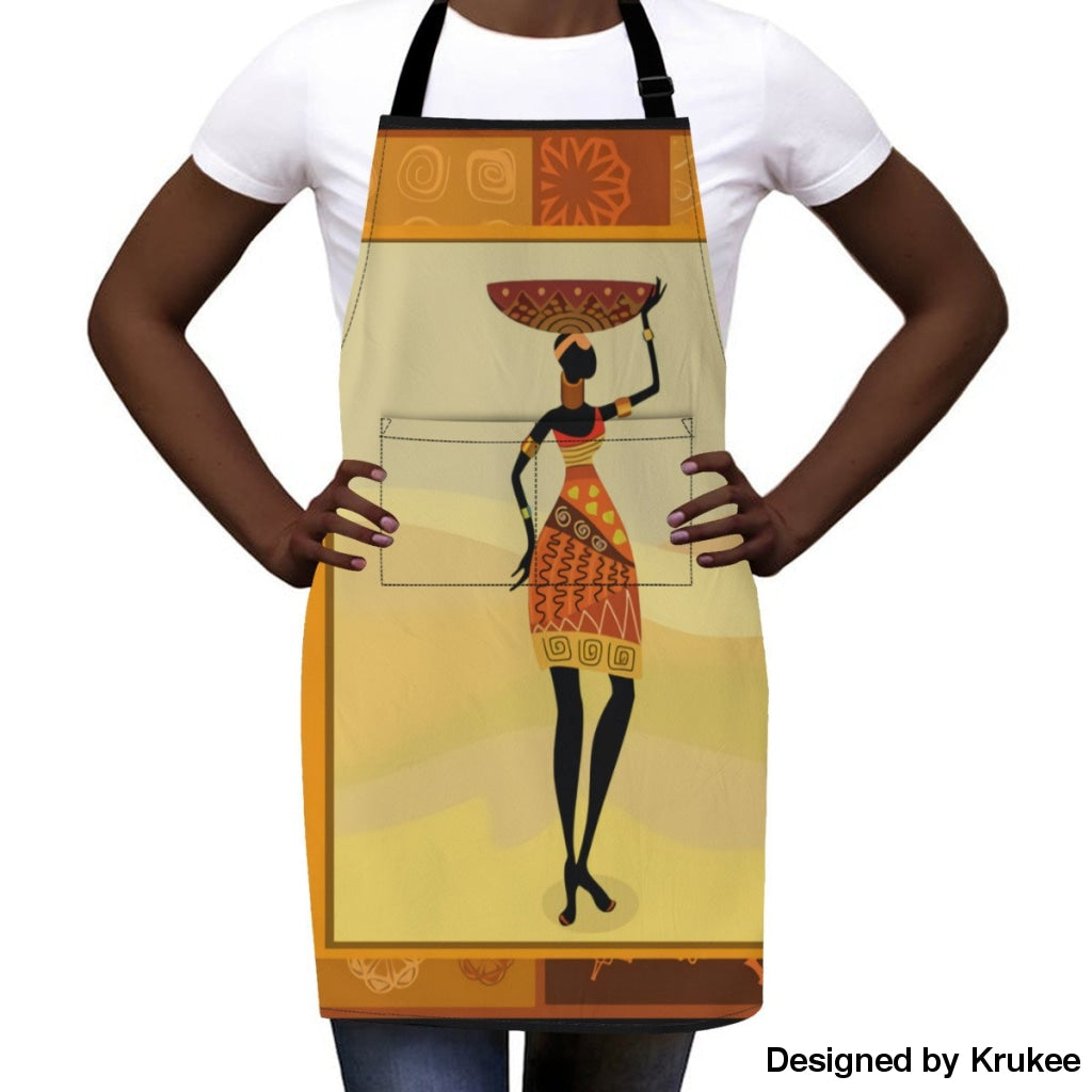 10376143-African-Girl-Dressed-In-A-Decorative