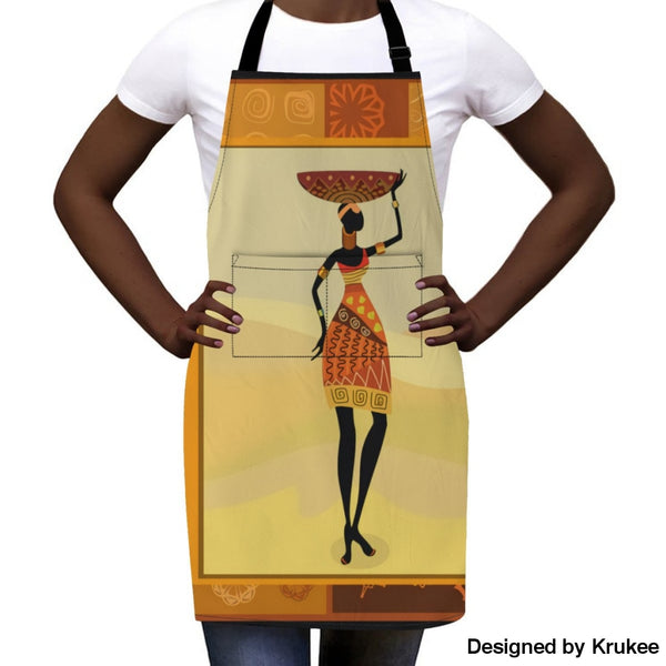 10376143-African-Girl-Dressed-In-A-Decorative