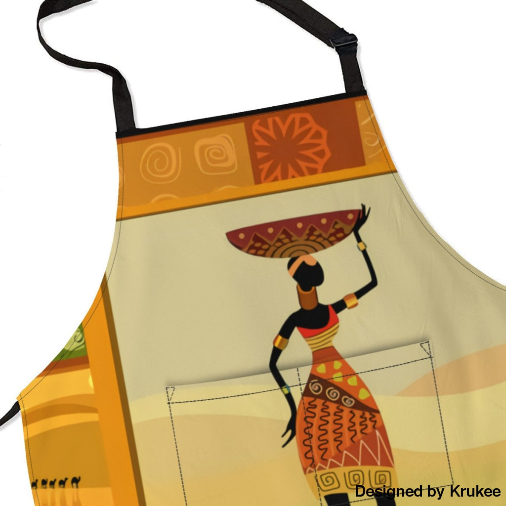 10376143-African-Girl-Dressed-In-A-Decorative
