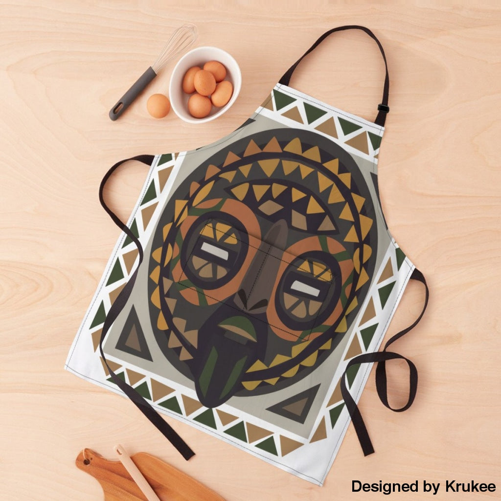 12194591-Decorative-African-Mask-Illustration-Isolated-On-White