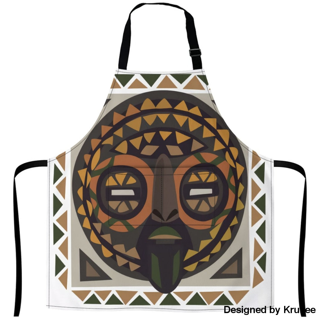 12194591-Decorative-African-Mask-Illustration-Isolated-On-White White / One Size