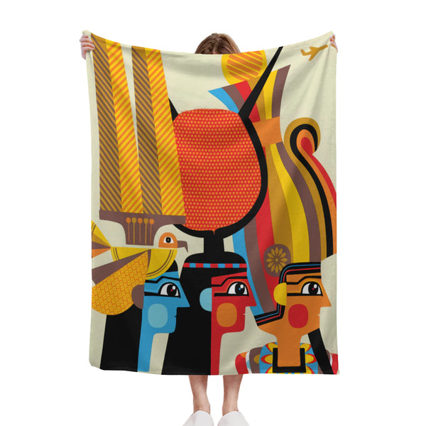 African artwork blanket - Egypt 2