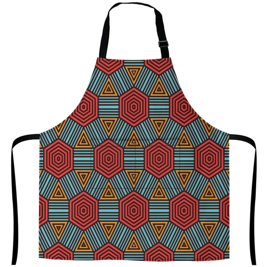 18756293-Retro-Geometric-Pattern White / One Size