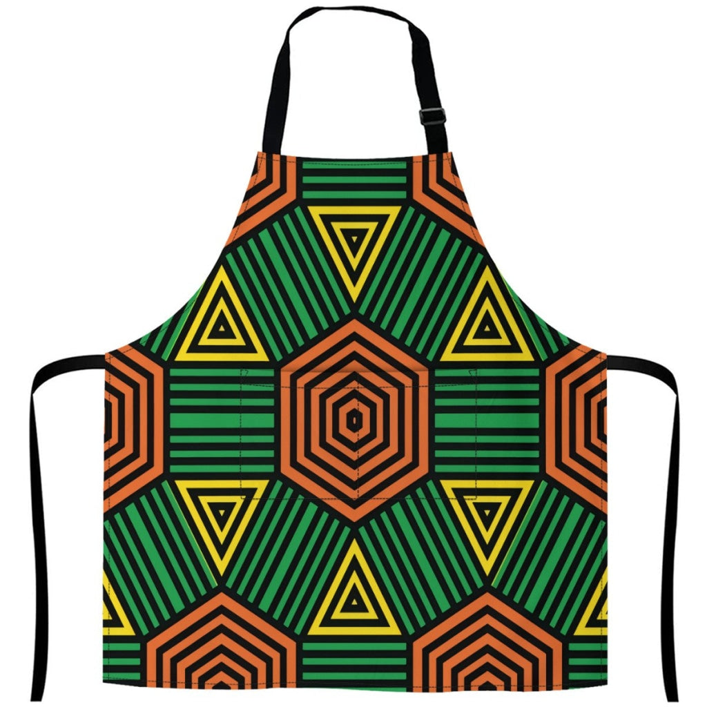 19012434-Primitive-Style-Geometric-Ornamental-Seamless-Pattern White / One Size
