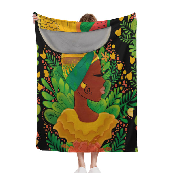 African artwork blanket - Fruits 3