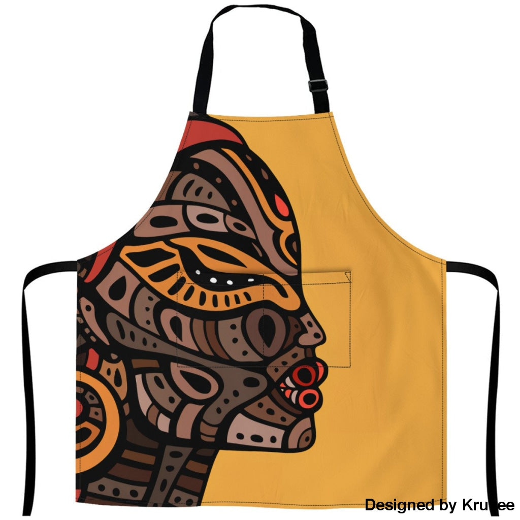 43223837-Profile-Of-Beautiful-African-Woman-Hand-Drawn-Ethnic-Illustration- White / One Size