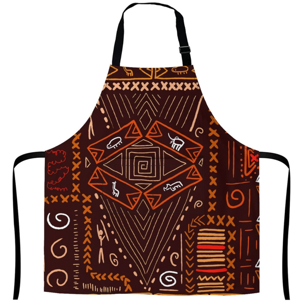 52959723-African-Art-Pattern-Aboriginal-Style-Seamless-Background-Vector-Illustration- White / One