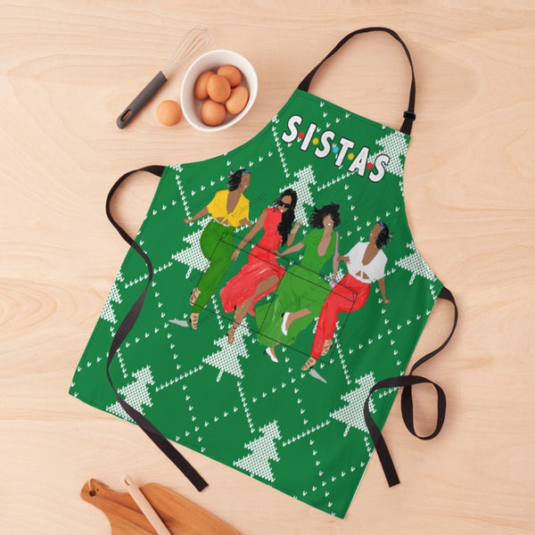 6-4Apron White / One Size