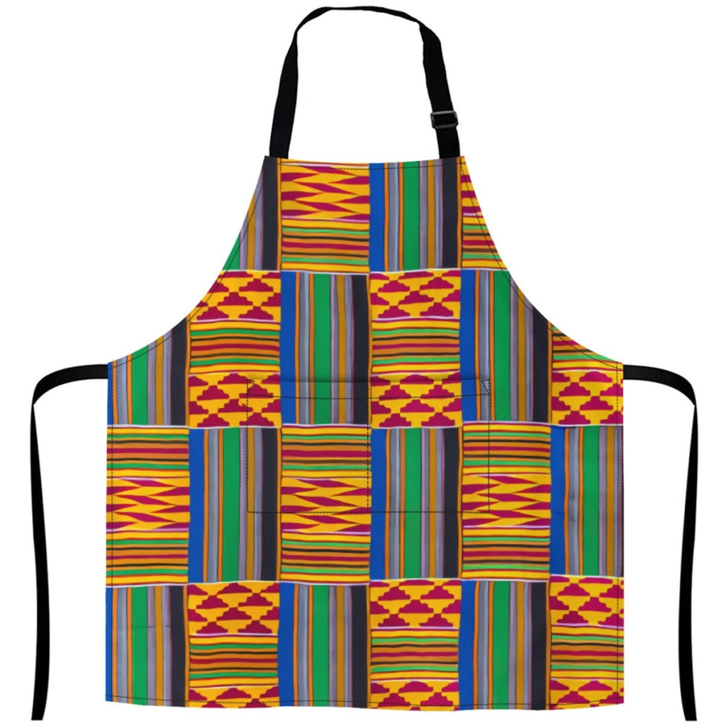 74174317-Kente-Cloth-Texture-The-Traditional-Garment-Worn-By-Akans-And-Ashanti-Kingtom White / One