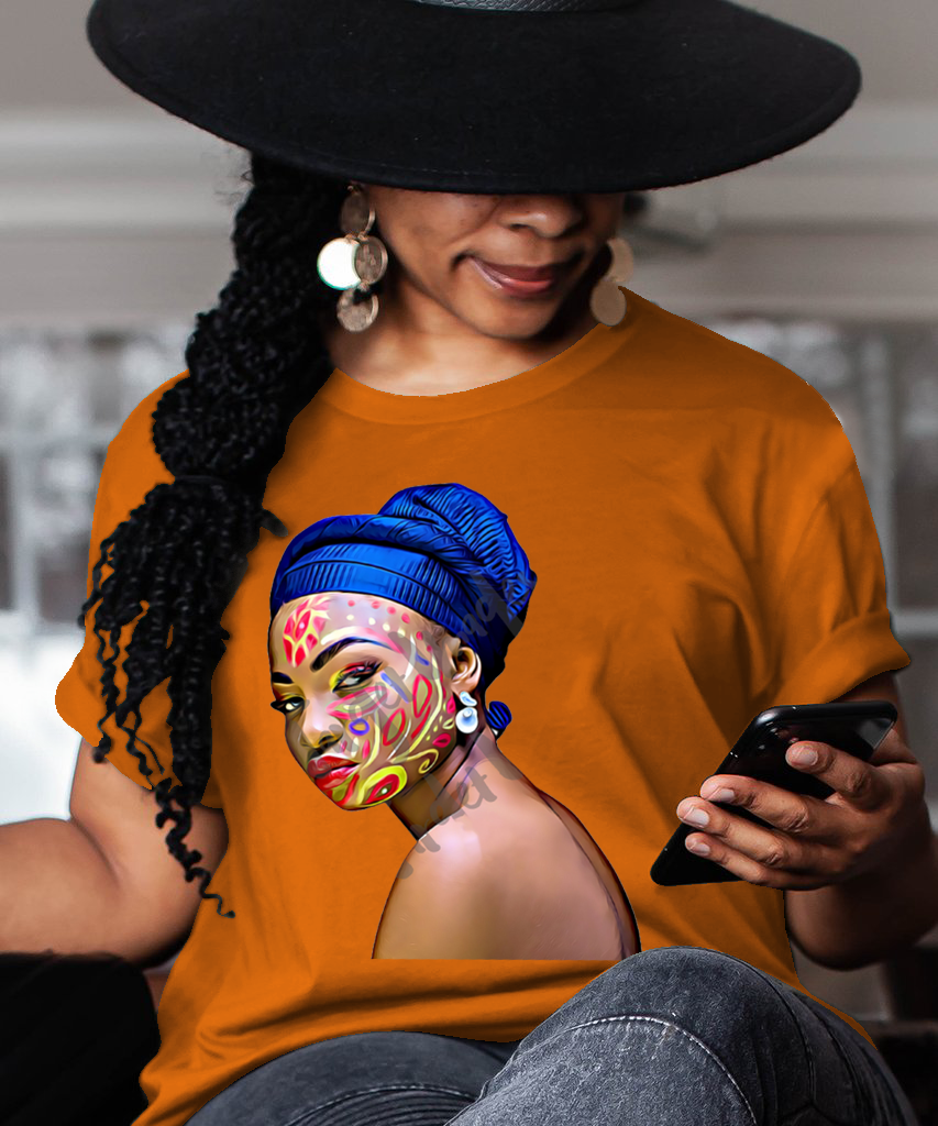 African American Girl Tshirt T