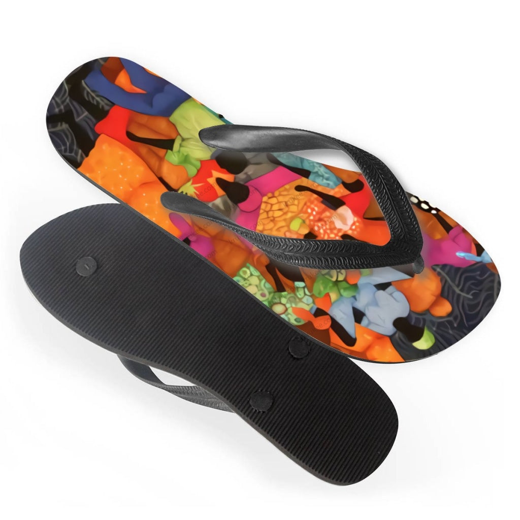 African Art Flips Flops