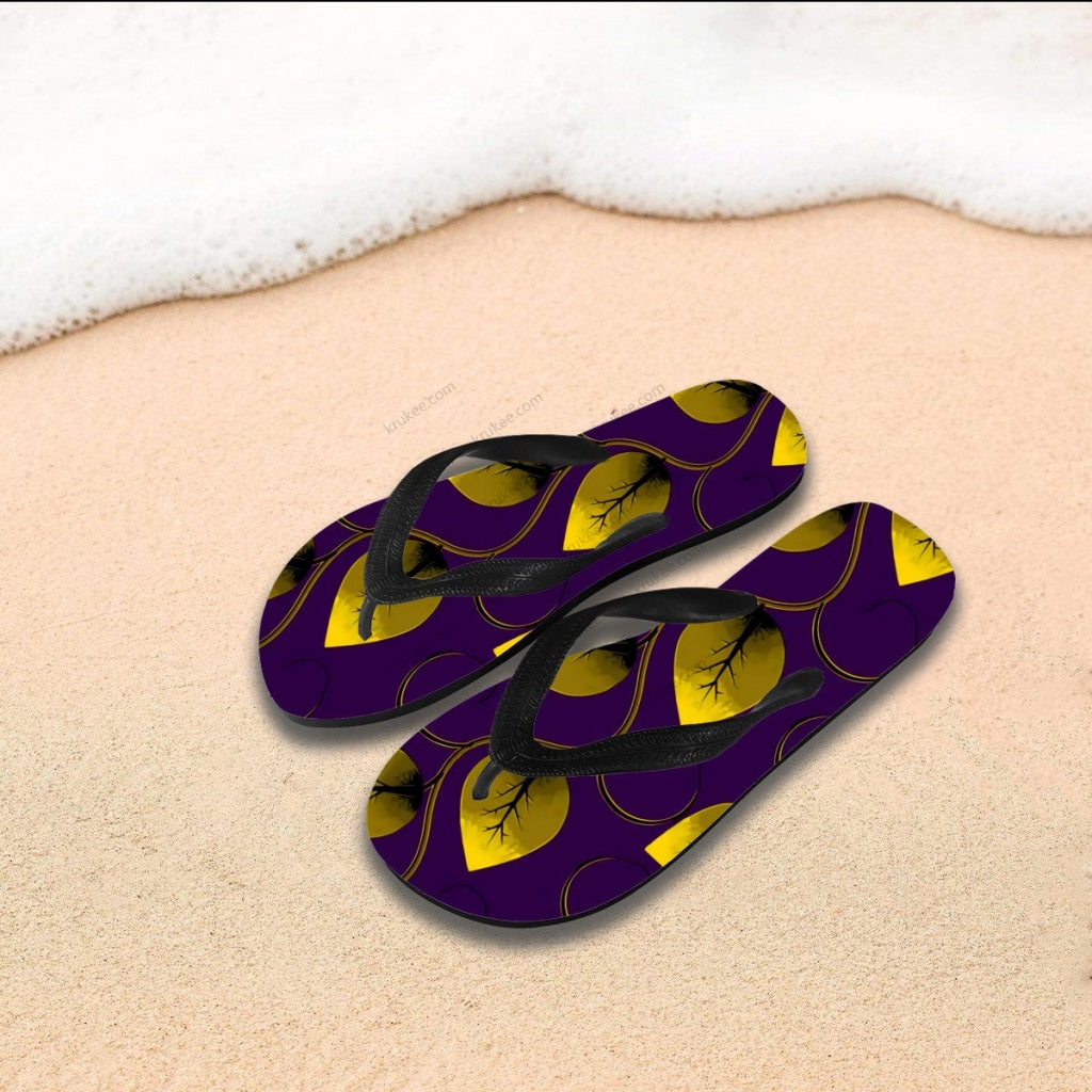 African Art Flips Flops