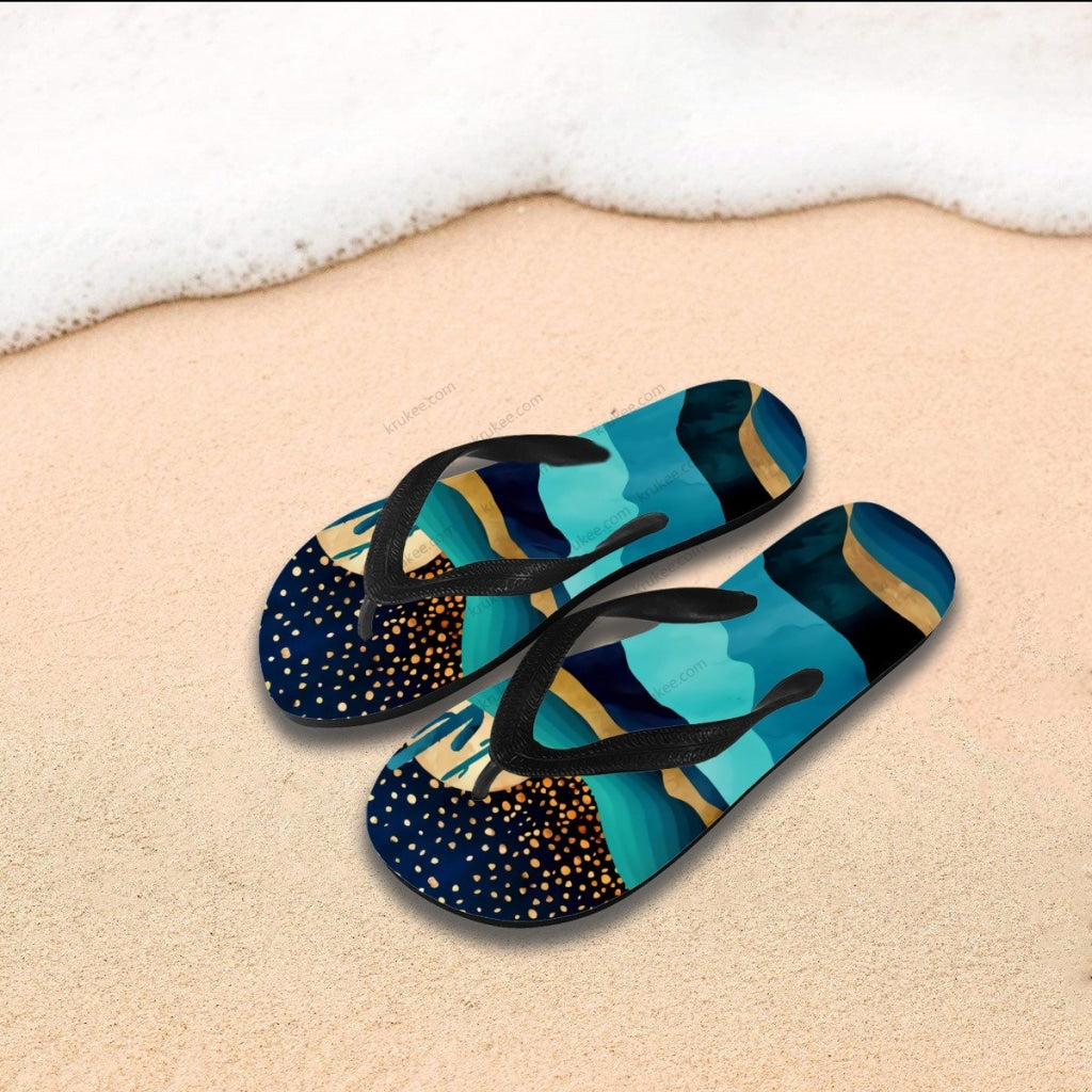 African Art Flips Flops