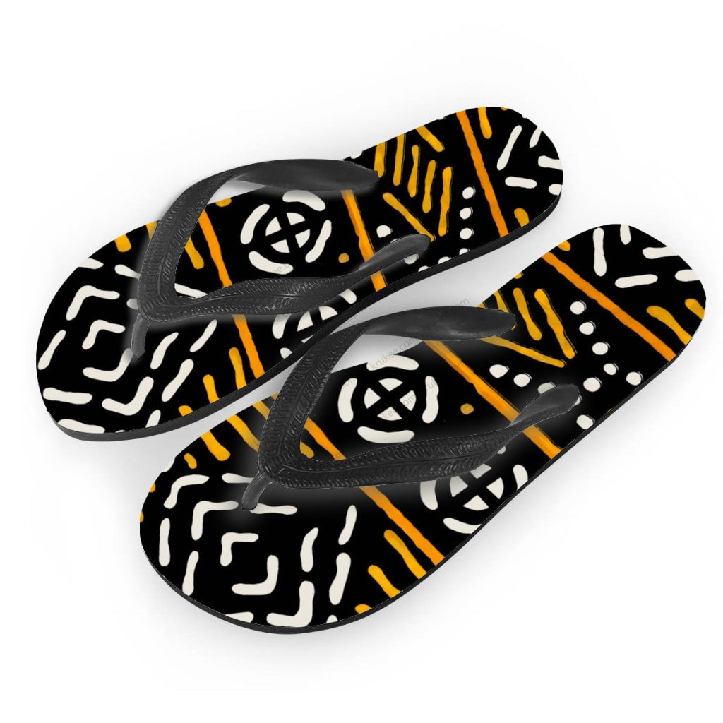 African Art Flips Flops