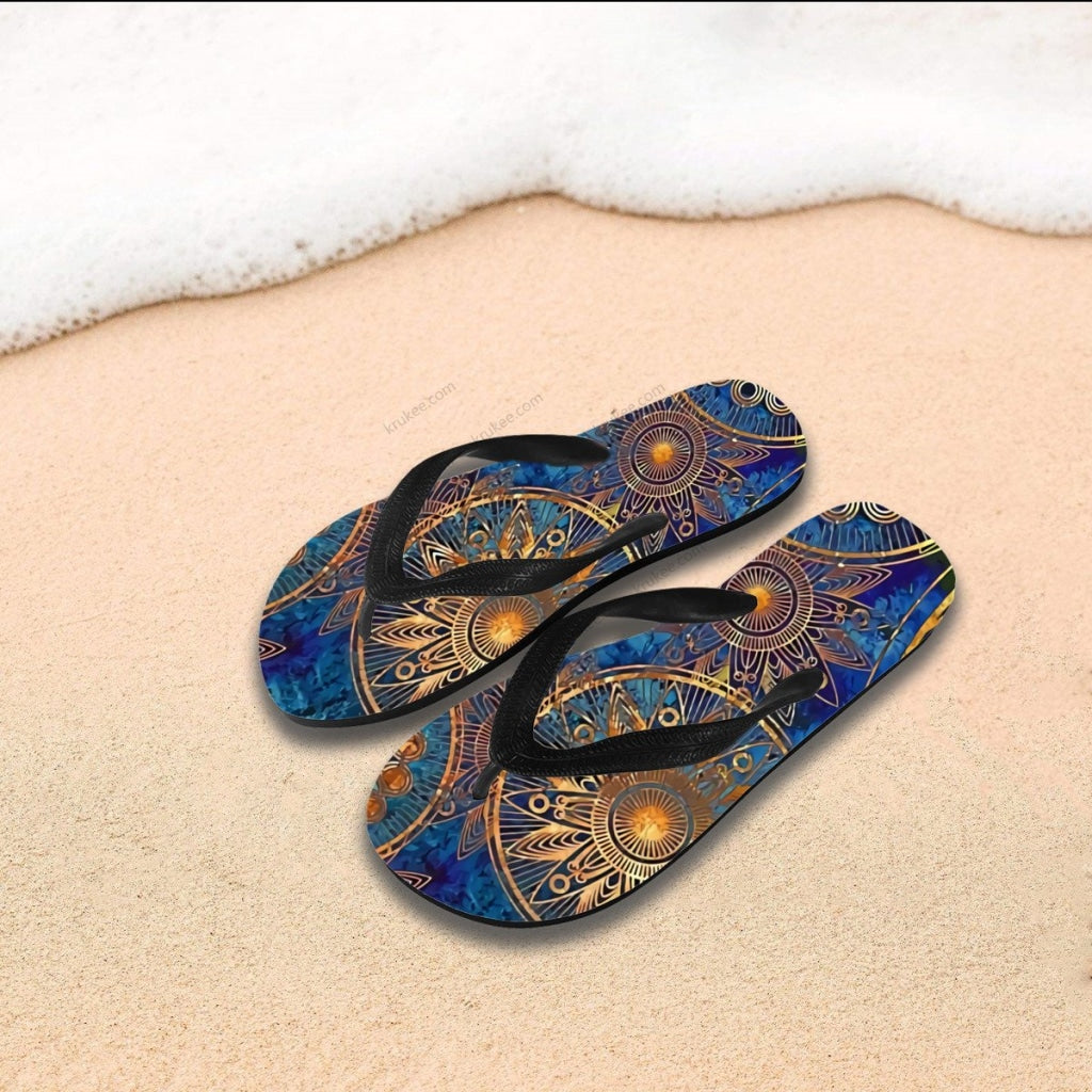 African Art Flips Flops