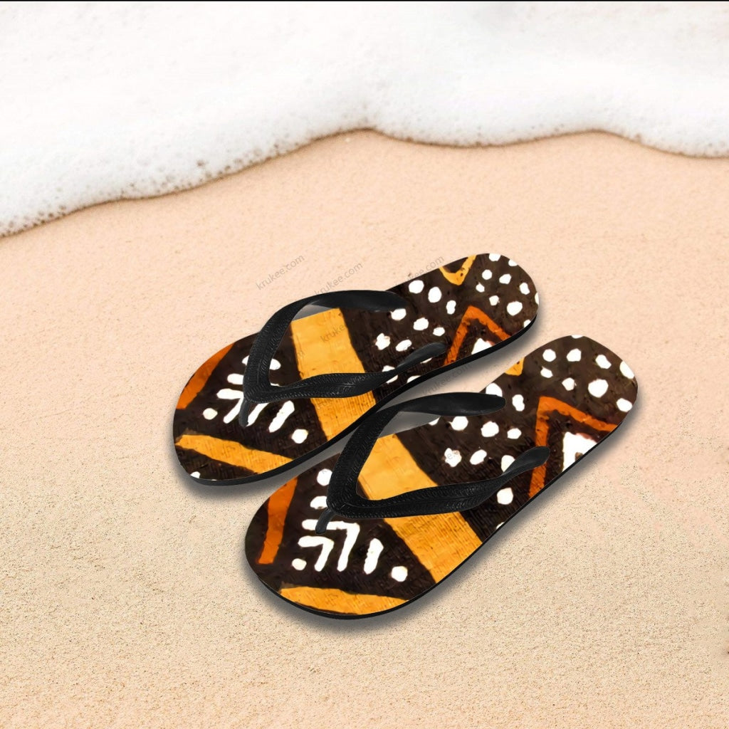 African Art Flips Flops