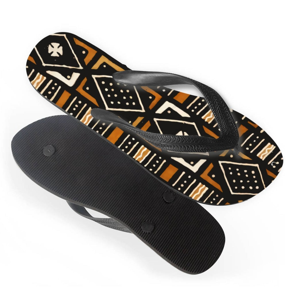 African Art Flips Flops