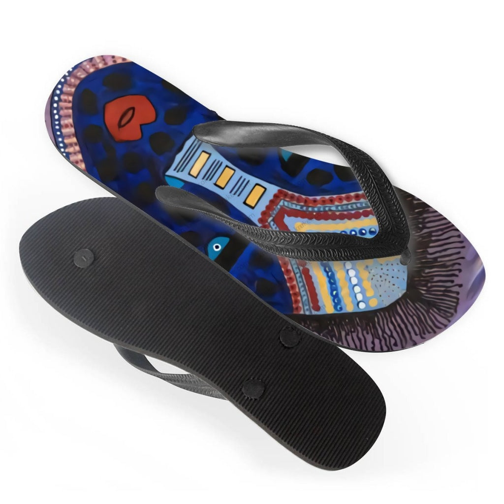 African Art Flips Flops