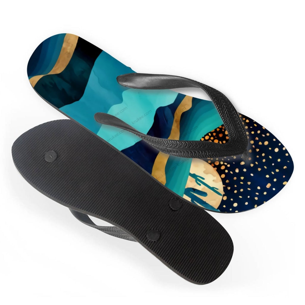 African Art Flips Flops