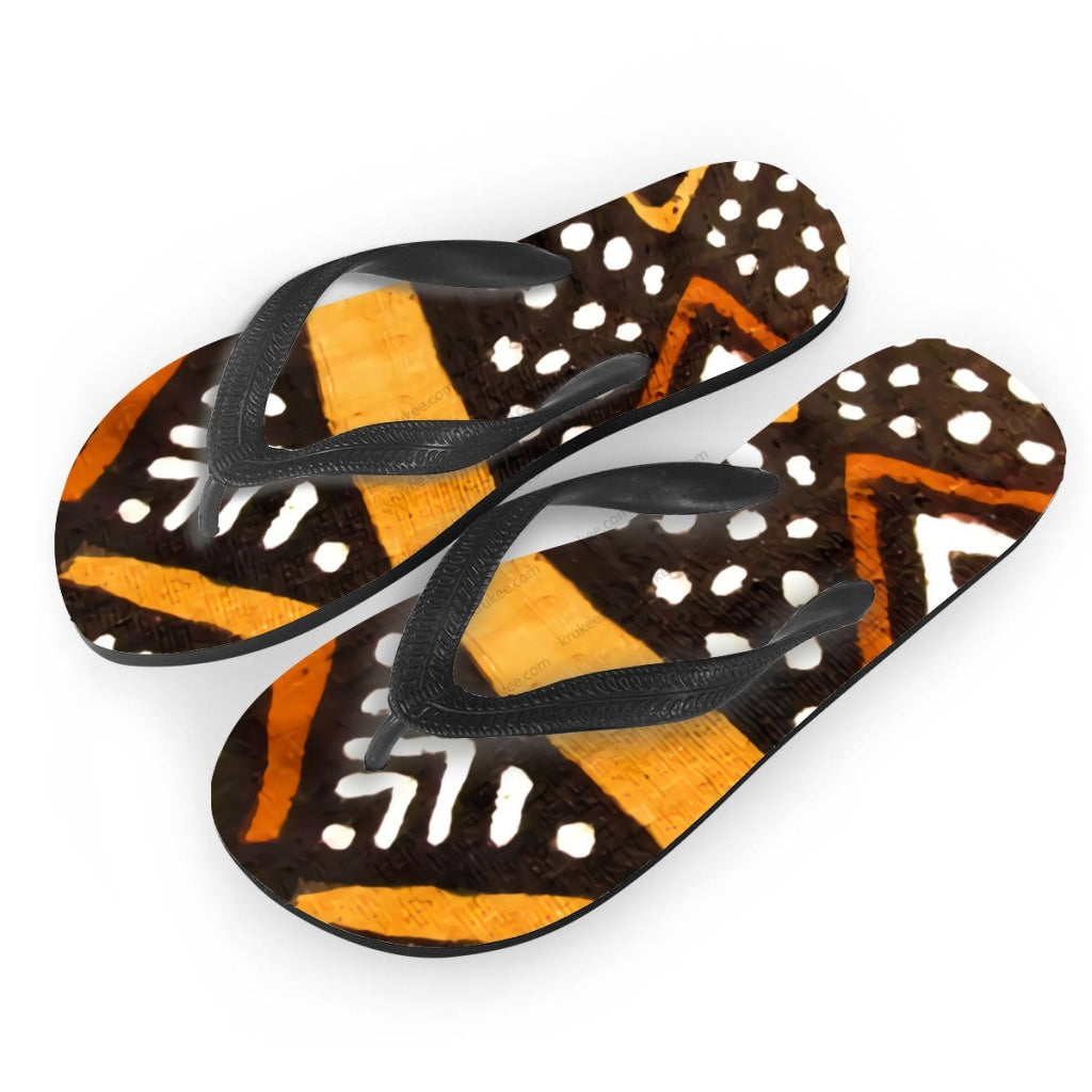 African Art Flips Flops