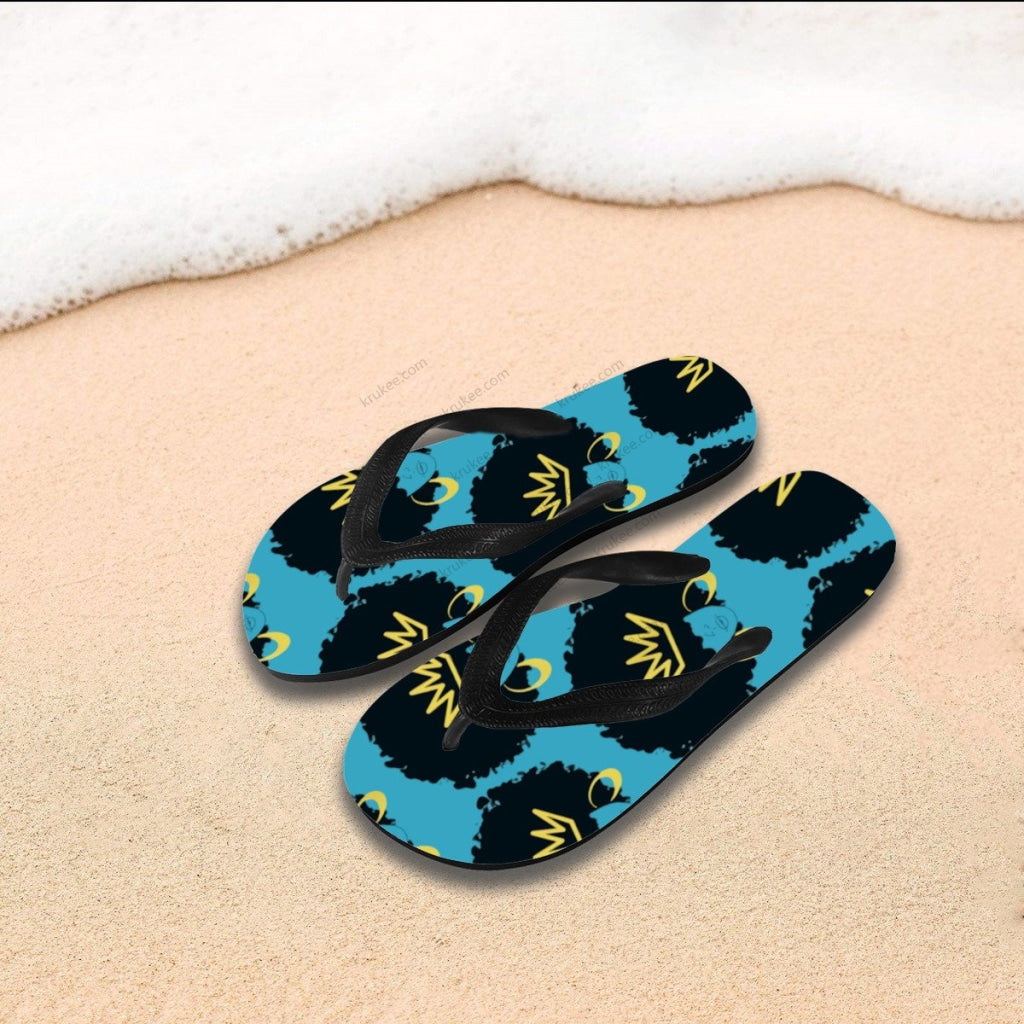 African Art Flips Flops