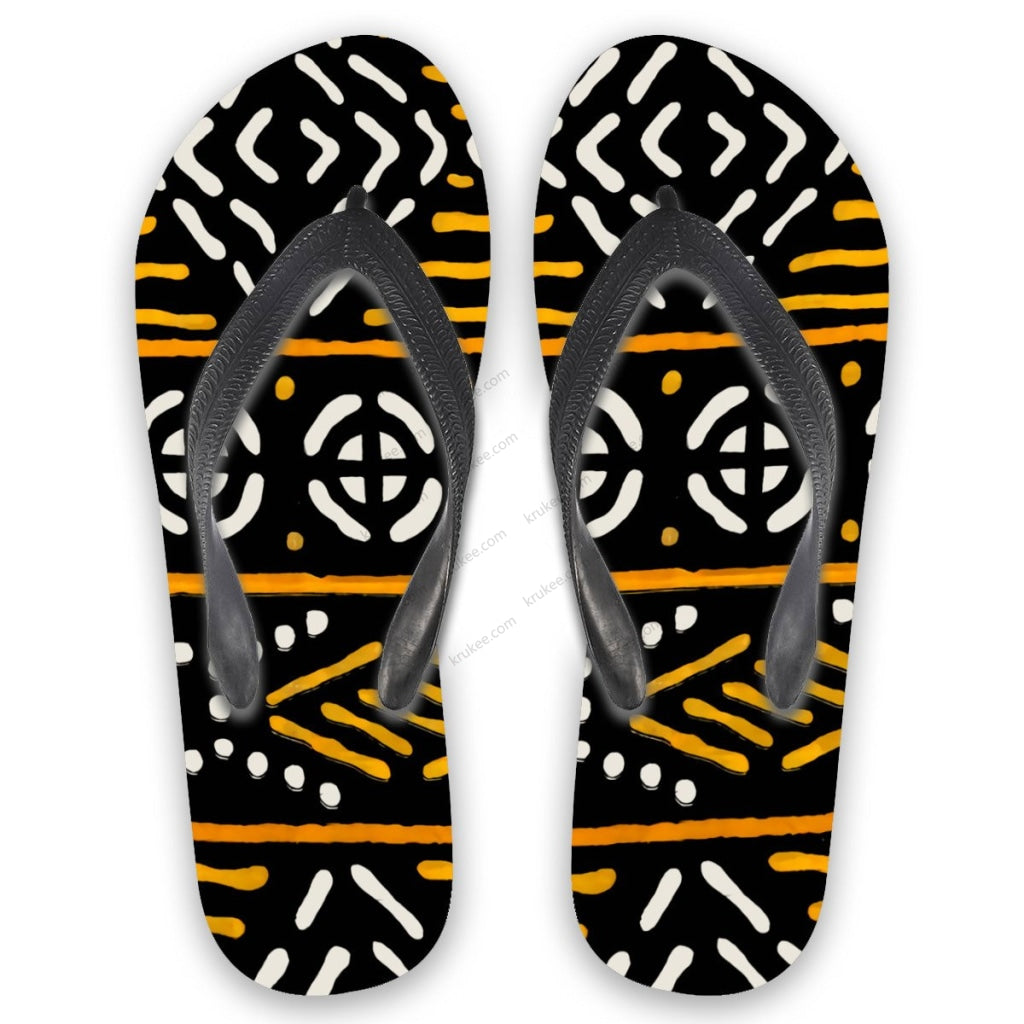 African Art Flips Flops S
