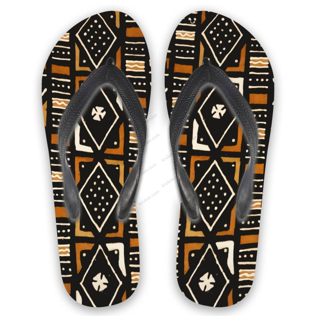 African Art Flips Flops S