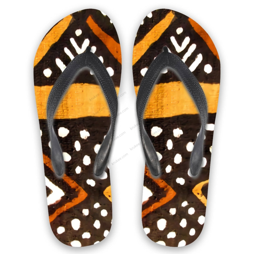 African Art Flips Flops S