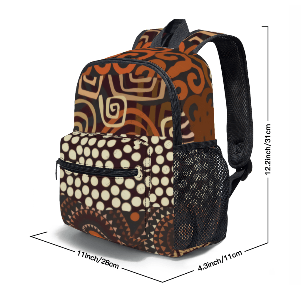 African Art Large Capacity Laptop Travel Backpack