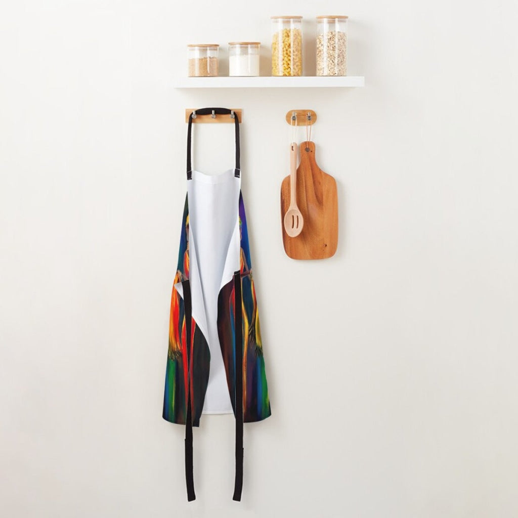 African Artwork Apron - Colorful