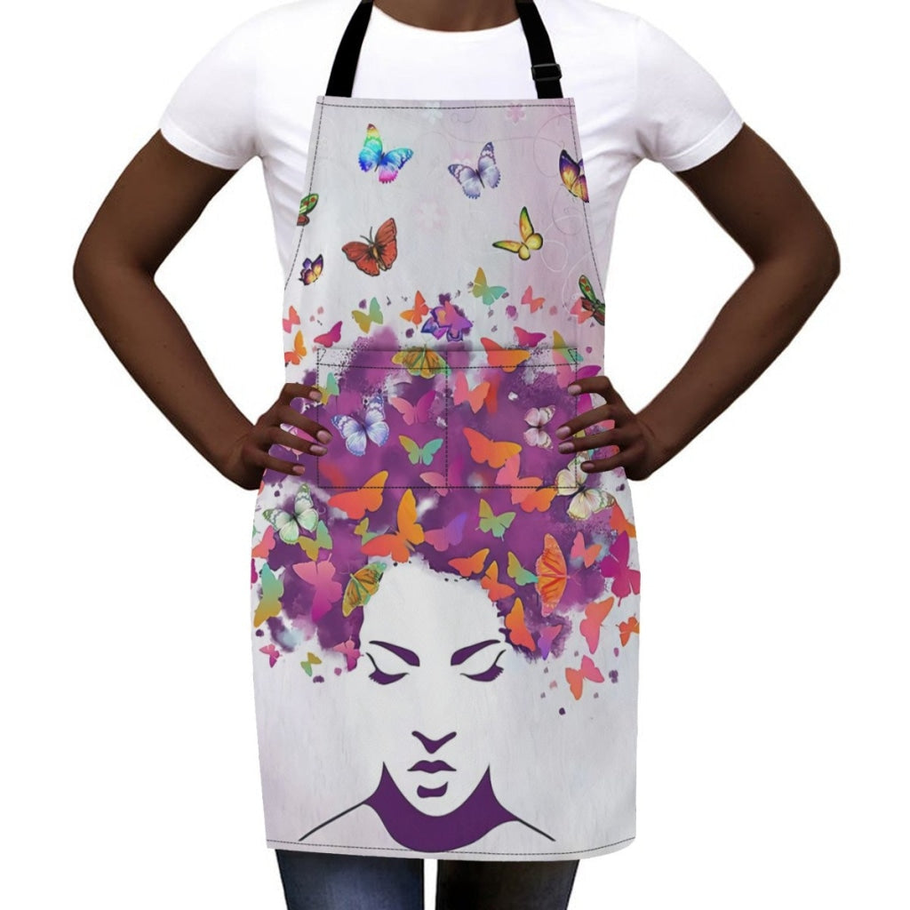 African Artwork Apron - Girl 8