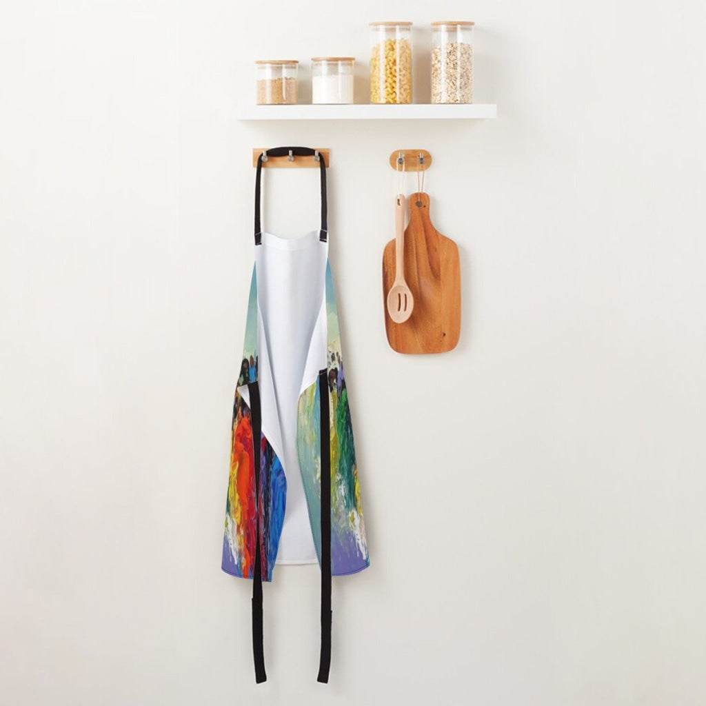 African Artwork Apron - River