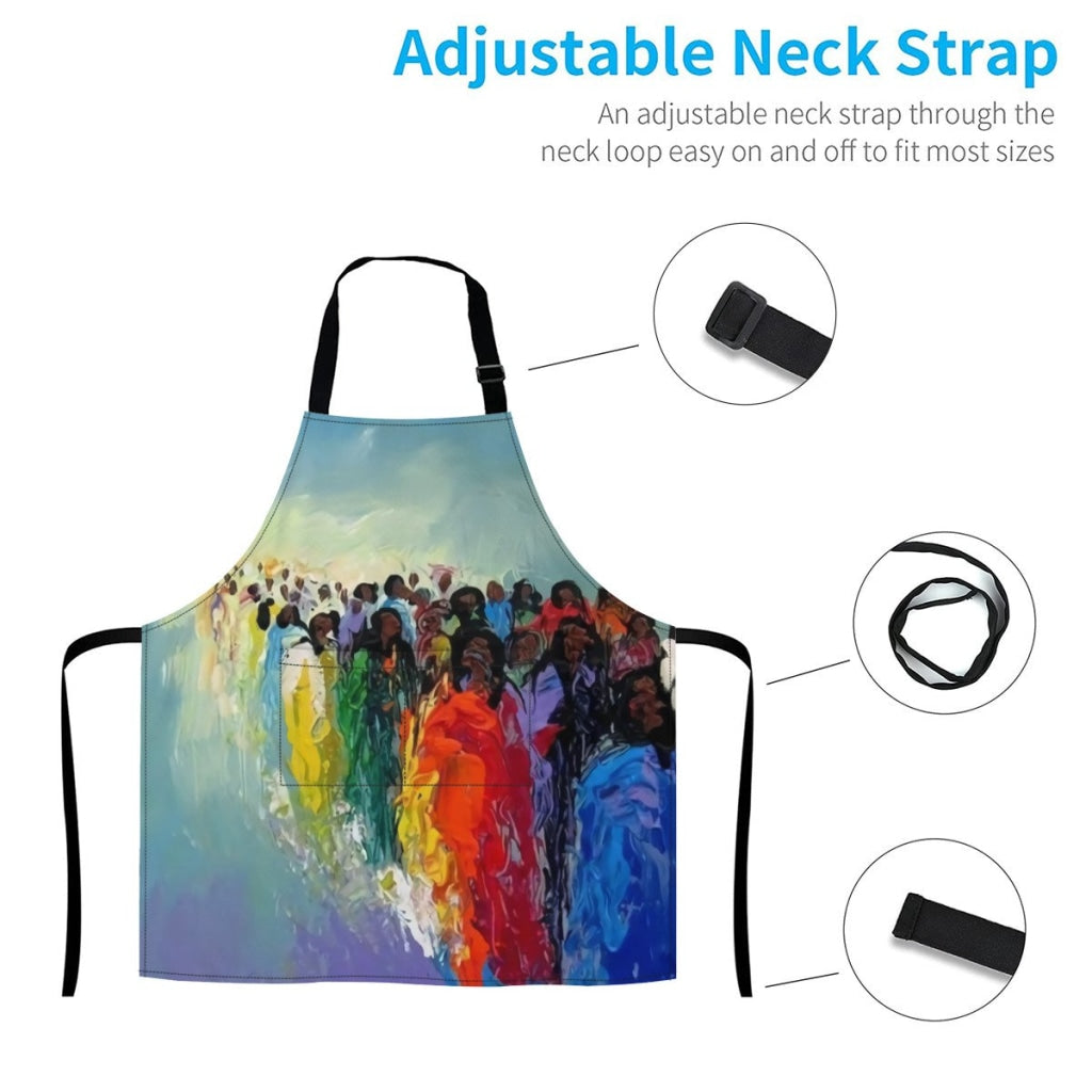 African Artwork Apron - River