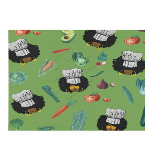 African Artwork Apron - Vega Microfiber Drying Mat White / One Size