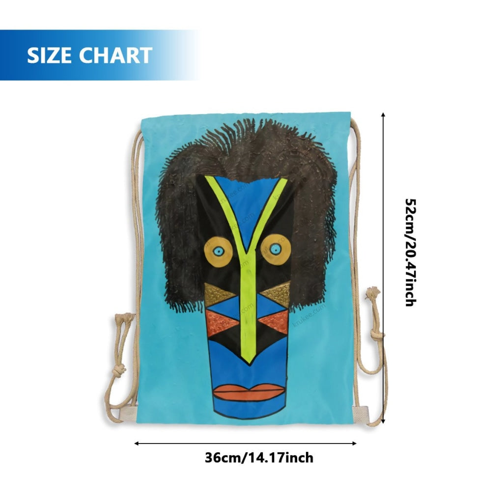 African Artwork Apron - Culture 10 Drawstring Pocket