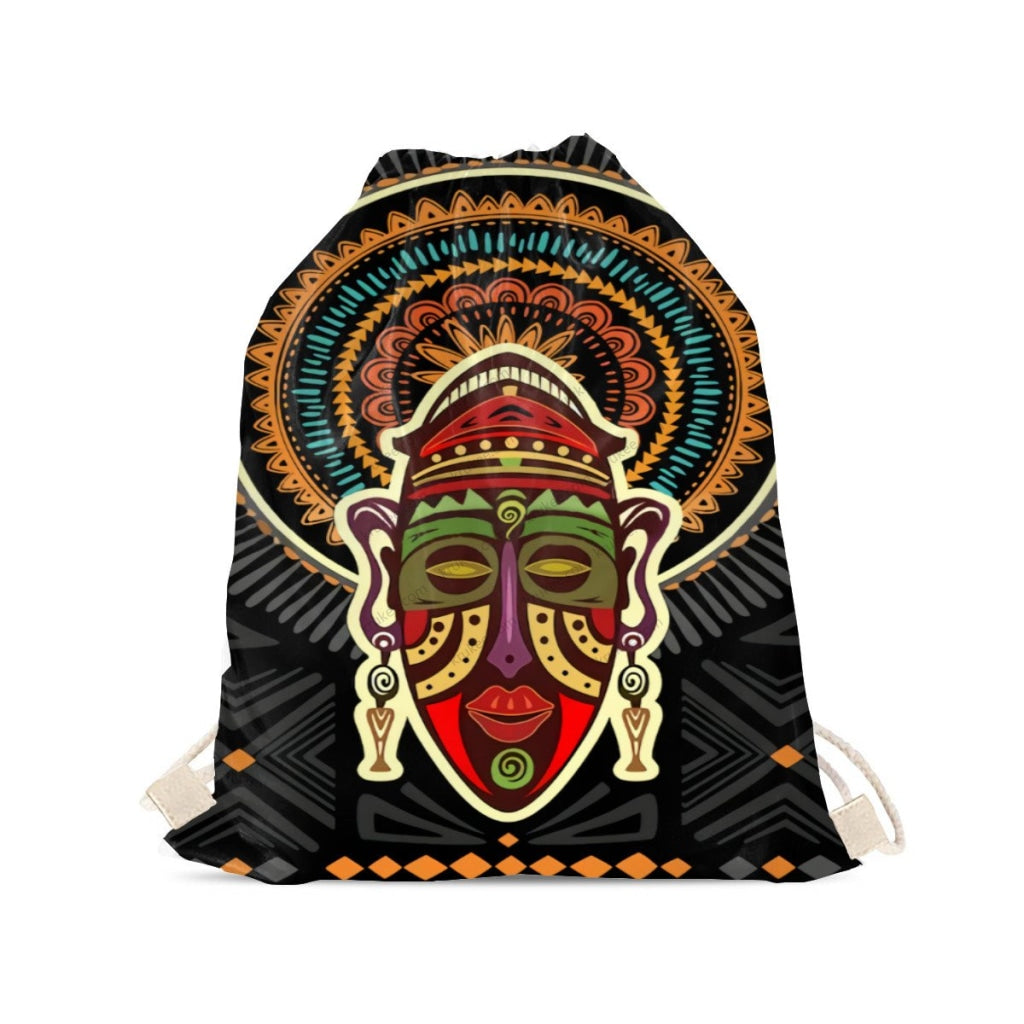 African Artwork Apron - Culture 28 Drawstring Pocket