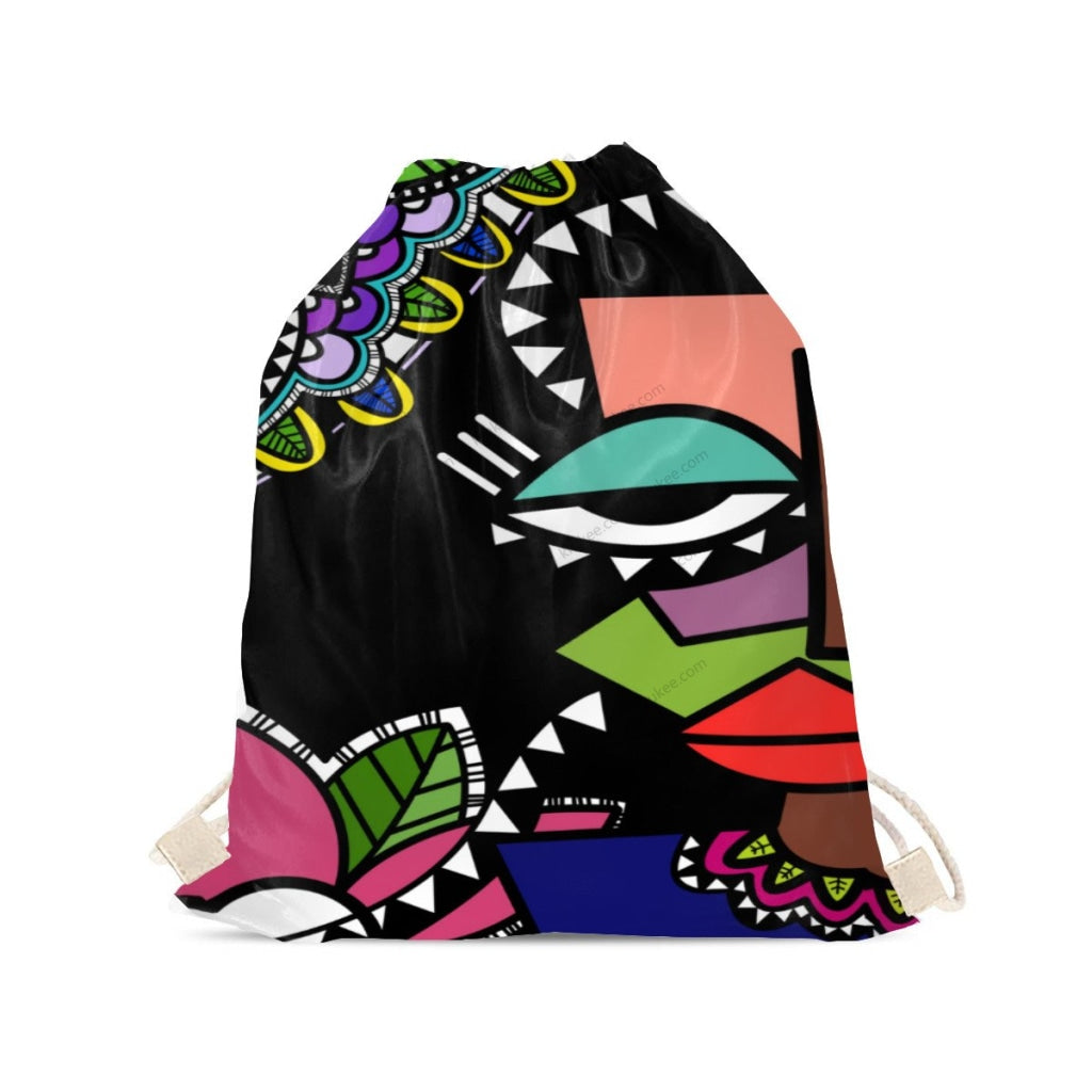African Artwork Apron - Culture X Drawstring Pocket