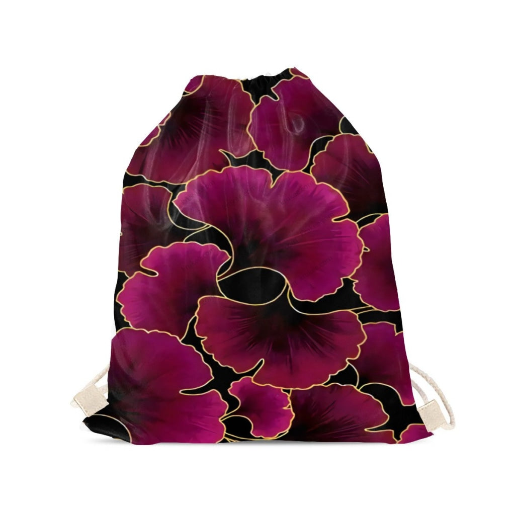 African Artwork Apron - Ginko 2 Drawstring Pocket