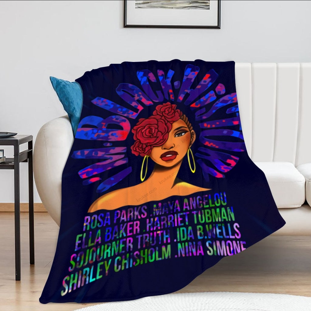 African Artwork Apron - Angeloufleece Blanket