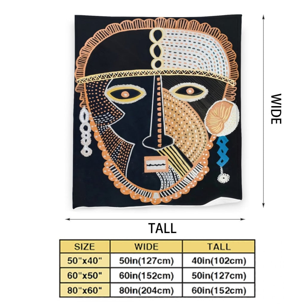 African Artwork Apron - Culture 11Fleece Blanket