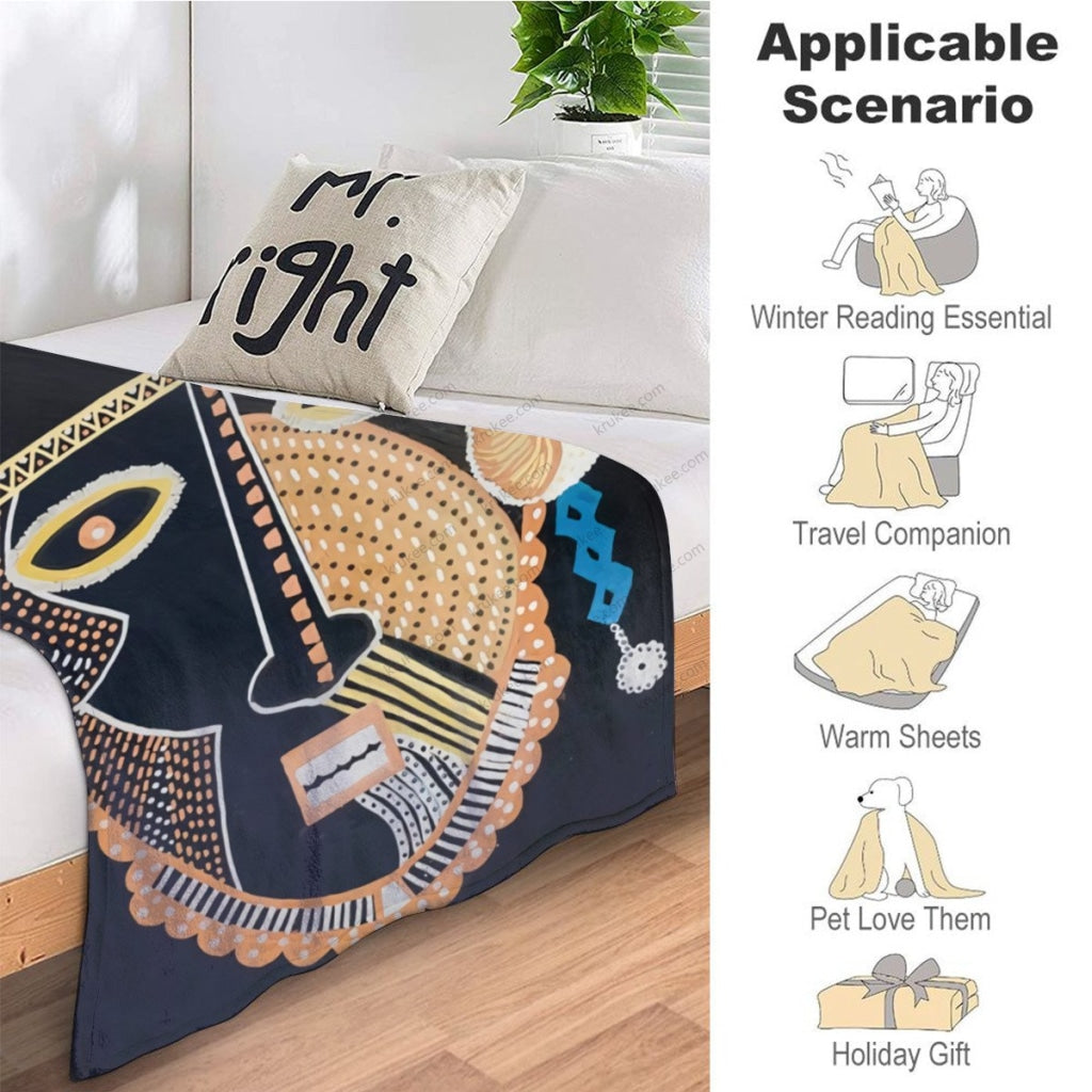 African Artwork Apron - Culture 11Fleece Blanket